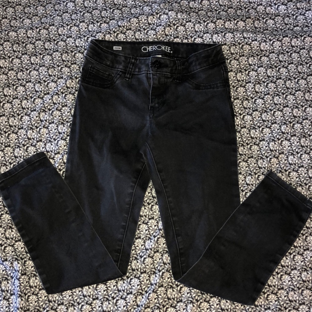 Black jeggings